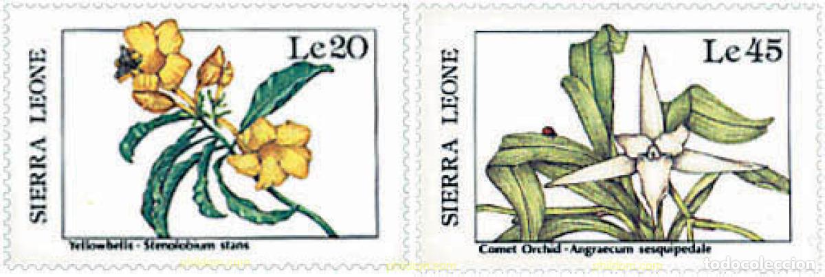 Sellos: 293088 MNH SIERRA LEONA 1987 FAUNA Y FLORA