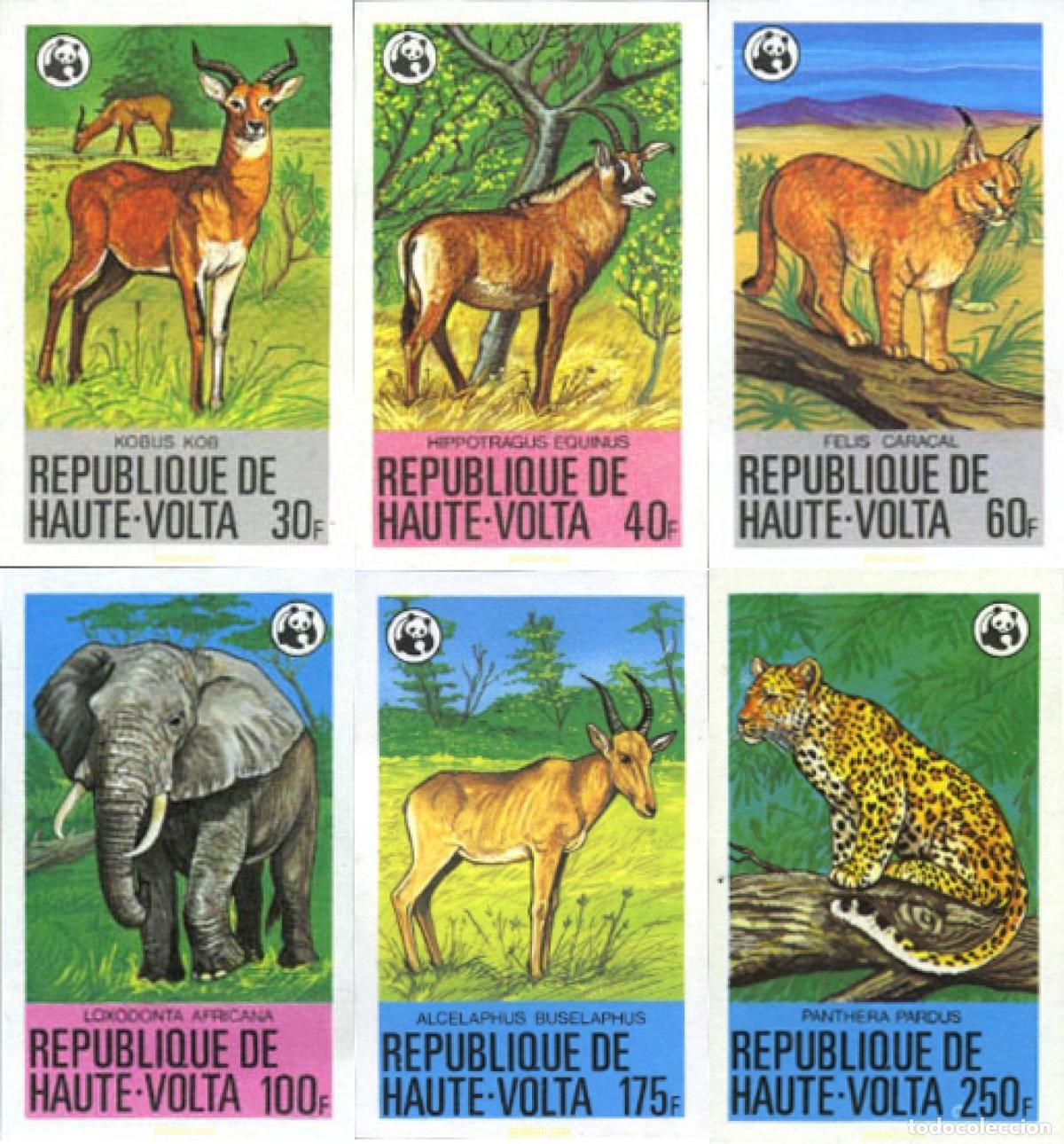Sellos: 14952 MNH ALTO VOLTA 1979 FAUNA EN PELIGRO DE EXTINCION