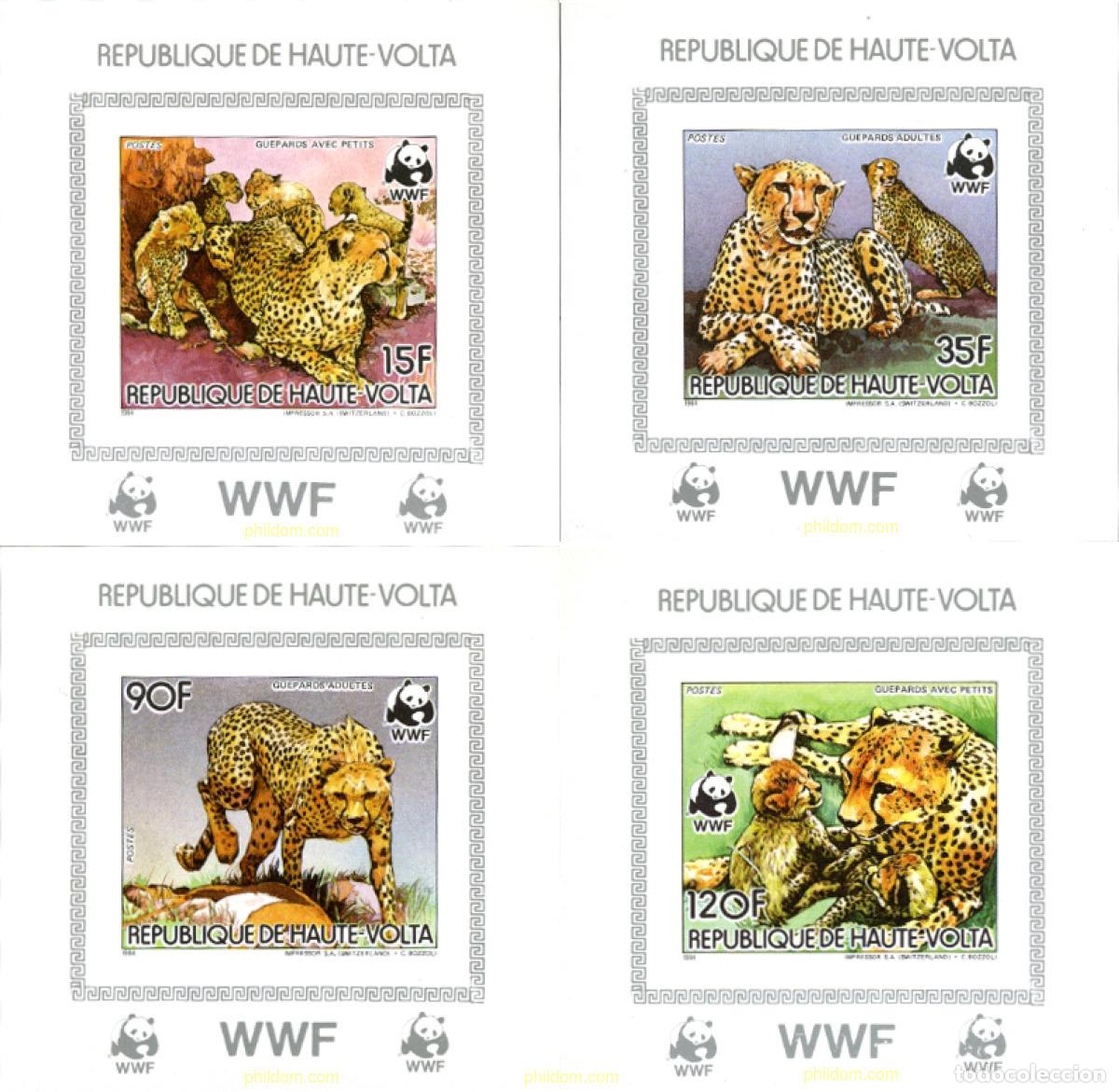 Sellos: 1709 MNH ALTO VOLTA 1984 GUEPARDO