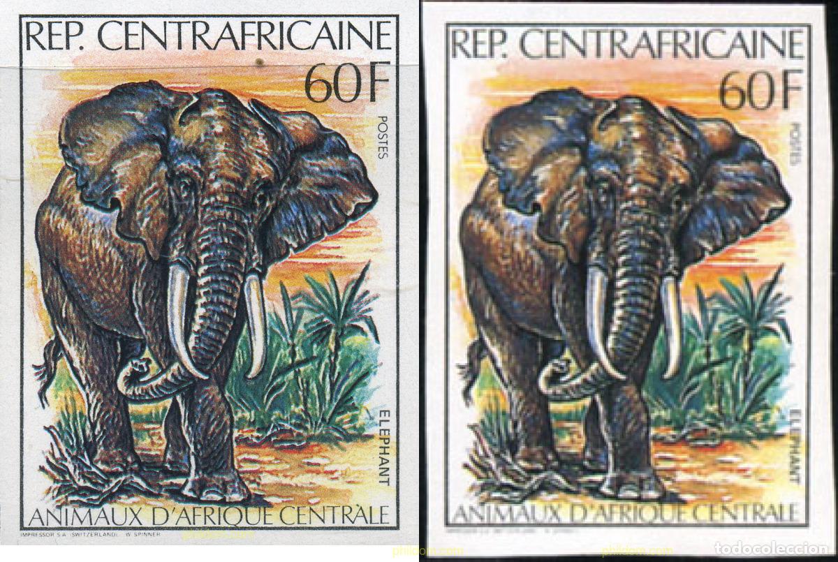 Sellos: 207473 MNH CENTROAFRICANA 1982 FAUNA DE CENTROAFRICA