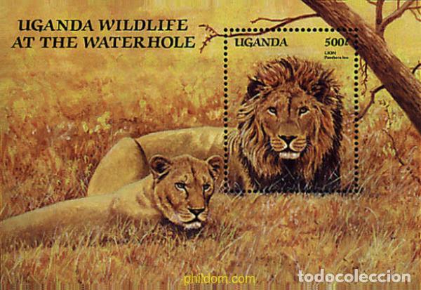 Sellos: 231474 MNH UGANDA 1989 FAUNA SALVAJE