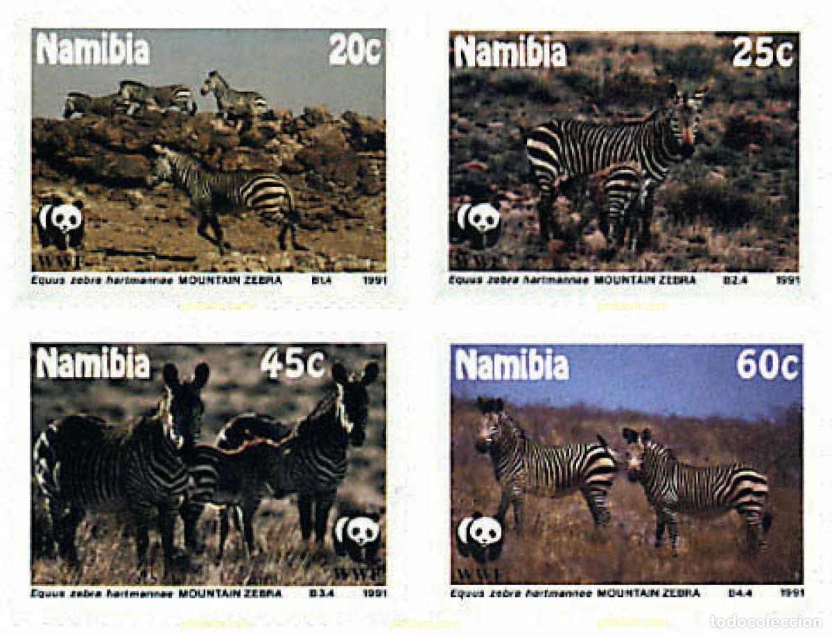 Sellos: 74094 MNH NAMIBIA 1991 CEBRA DE HARTMANN