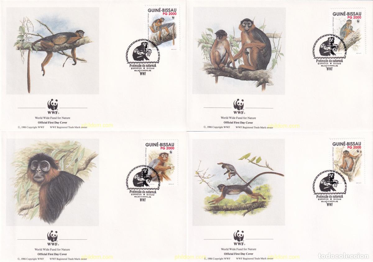 Sellos: 23155 MNH GUINEA BISSAU 1992 COLOBO ROJO DEL OESTE