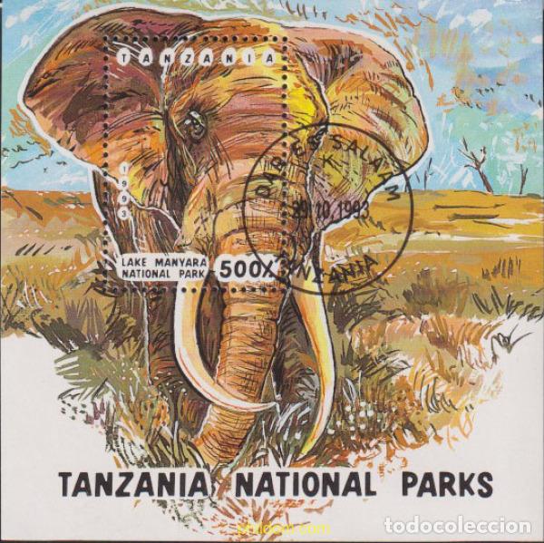 Selos: 617879 USED TANZANIA 1993 RESERVAS DE LOS PARQUE NACIONALES.