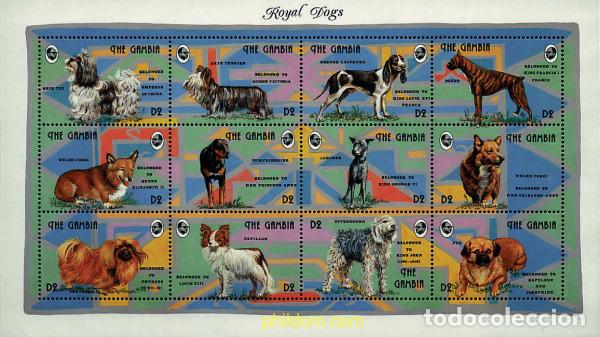 Briefmarken: 253278 MNH GAMBIA 1993 PERROS DE RAZA