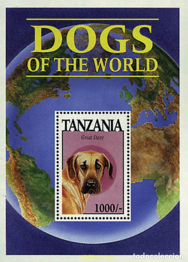 Sellos: 365309 MNH TANZANIA 1994 PERROS DEL MUNDO