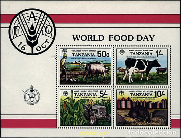 Sellos: 41316 MNH TANZANIA 1982 DIA MUNDIAL DE LA ALIMENTACION