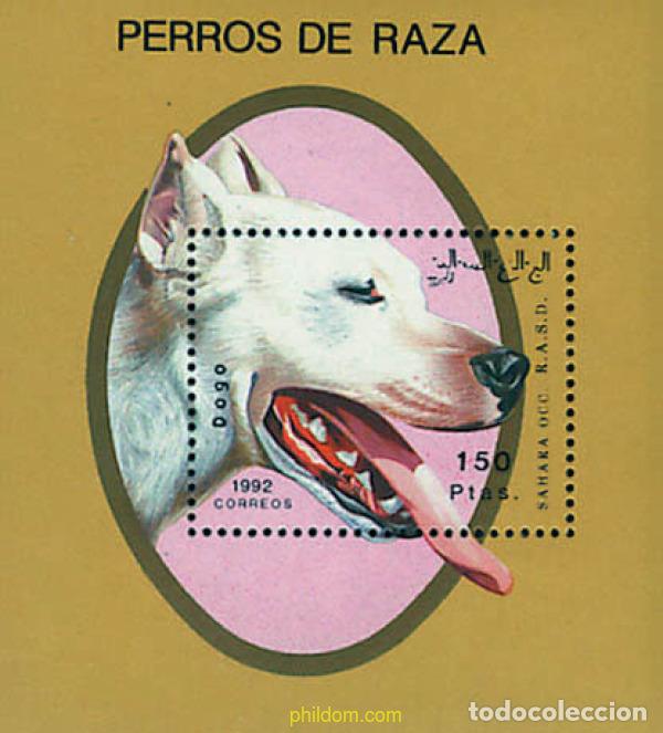 Sellos: 50450 MNH REPUBLICA ARABE SAHAURI DEMOCRATICA 1992 PERROS DE RAZA