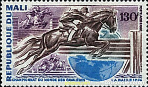 Sellos: 52803 MNH MALI 1974 CAMPEONATO MUNDIAL DE HIPICA