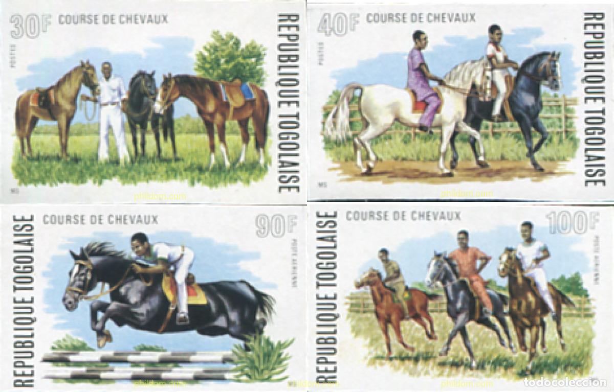 Sellos: 122180 MNH TOGO 1974 CARRERAS DE CABALLOS