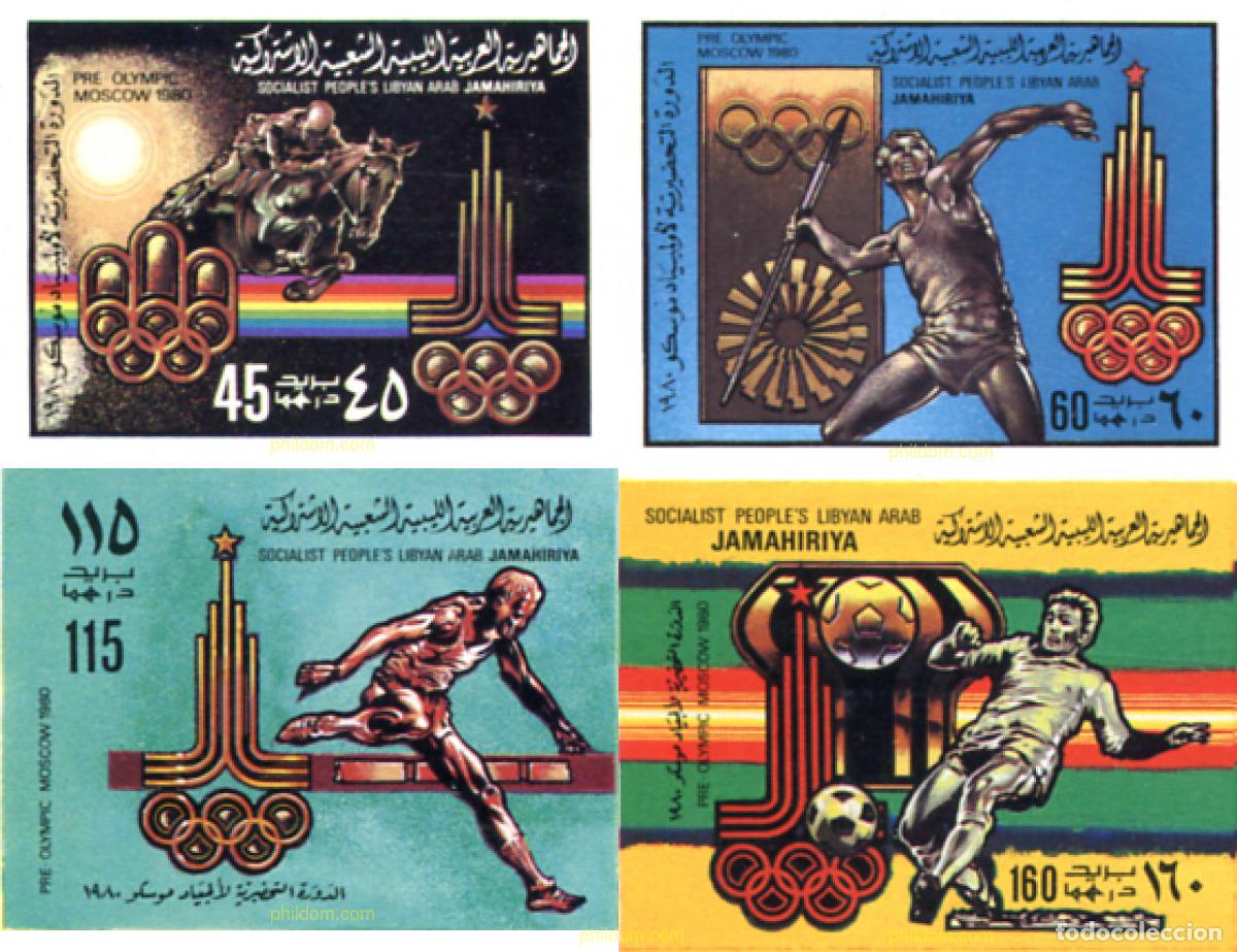 Briefmarken: 315361 MNH LIBIA 1979 22 JUEGOS OLIMPICOS VERANO MOSCU 1980