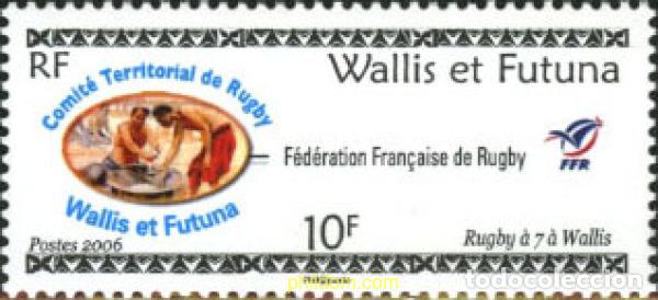 Stamps: 192196 MNH WALLIS Y FUTUNA 2006 FEDERACION FRANCESA DE RUGBY