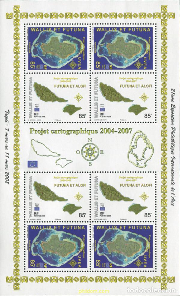 Sellos: 574261 MNH WALLIS Y FUTUNA 2008 PROYECTO CARTOGRAFICO 2004-2007
