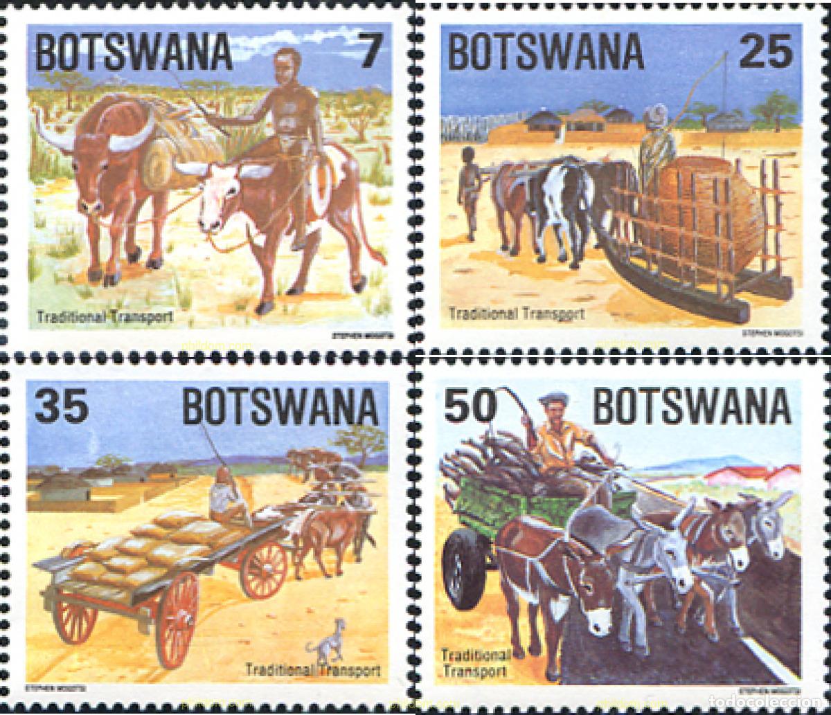 Sellos: 72757 MNH BOTSWANA 1984 TRANSPORTES TRADICIONALES