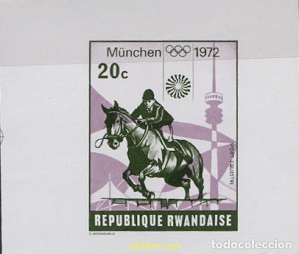 Sellos: 257232 MNH RUANDA 1972 20 JUEGOS OLIMPICOS VERANO MUNICH 1972