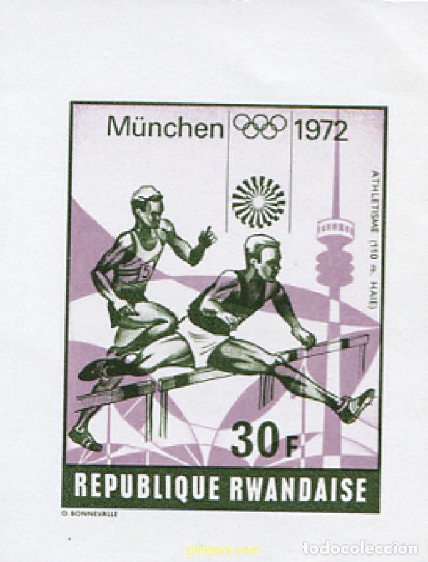 Sellos: 257233 MNH RUANDA 1972 20 JUEGOS OLIMPICOS VERANO MUNICH 1972