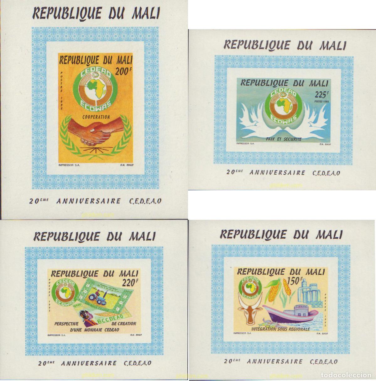 Sellos: 367927 MNH MALI 1995 20 ANIVERSARIO DEL CEDEAO