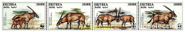 Sellos: 5247 MNH ERITREA 1996 ORYX DE BEISA