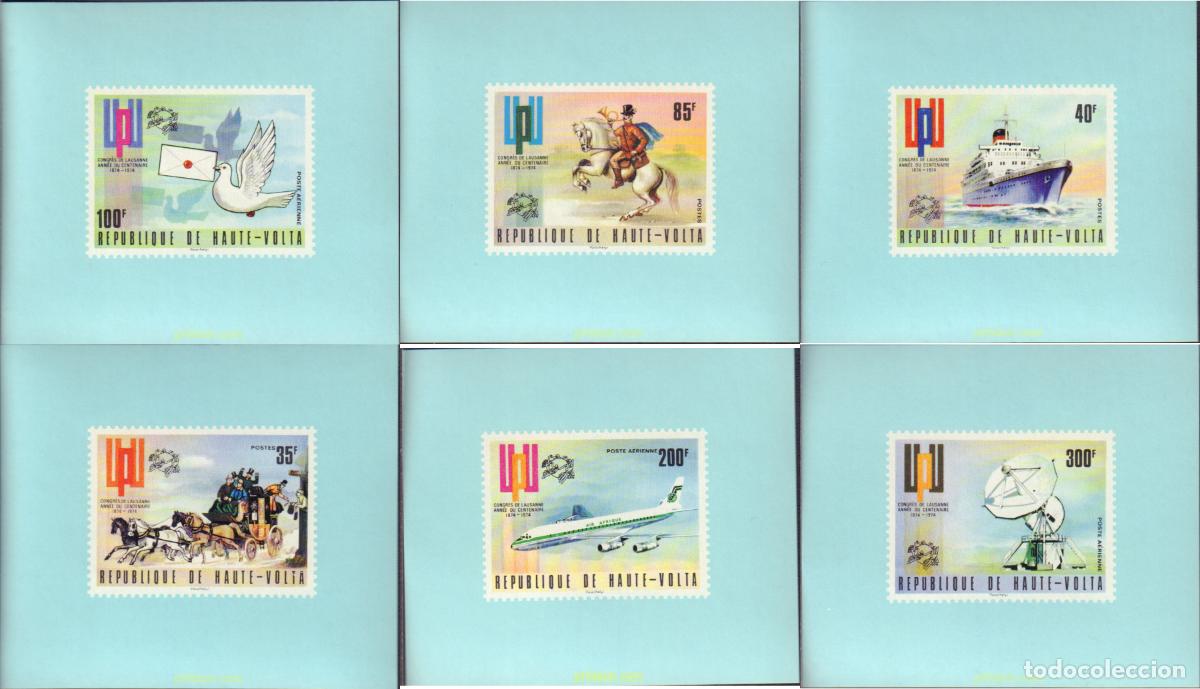 Sellos: 595795 MNH ALTO VOLTA 1974 CENTENARIO DE LA U.P.U.