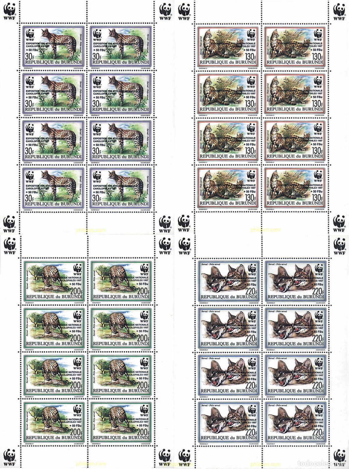 Sellos: 12812 MNH BURUNDI 1997 EXPOSICION FILATELICA