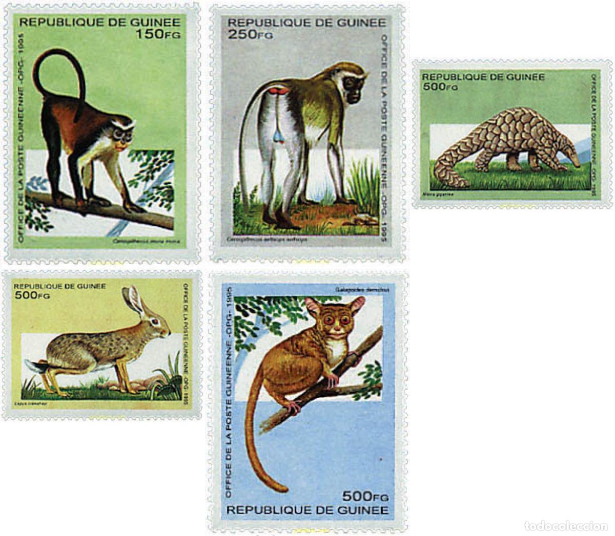 Sellos: 28821 MNH GUINEA 1995 FAUNA AFRICANA
