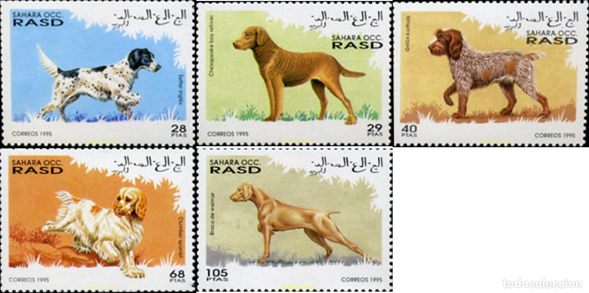 Sellos: 239318 MNH REPUBLICA ARABE SAHAURI DEMOCRATICA 1995 PERROS