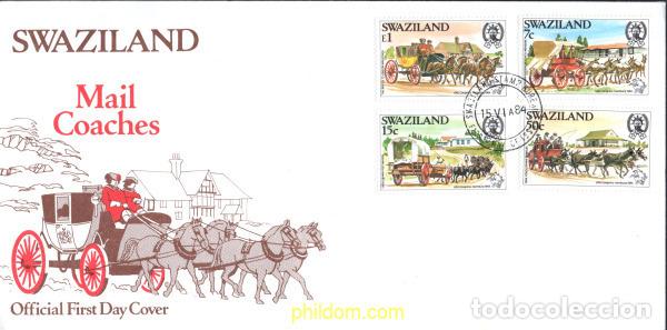 Sellos: 403776 MNH SWAZILANDIA 1984 19 CONGRESO DE LA UPU EN HAMBURGO