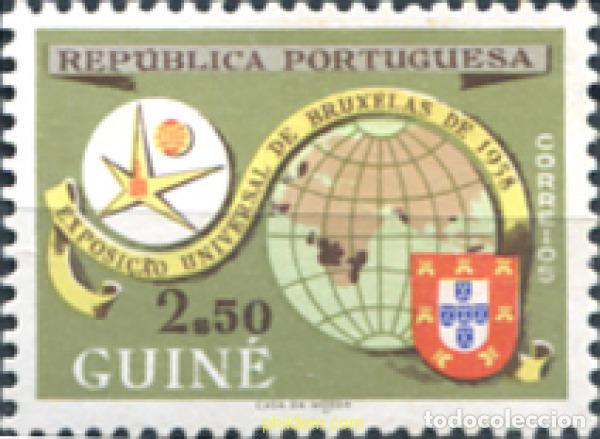 Sellos: 323008 HINGED GUINEA PORTUGUESA 1958 EXPOSICION MUNDIAL DE BRUSELAS