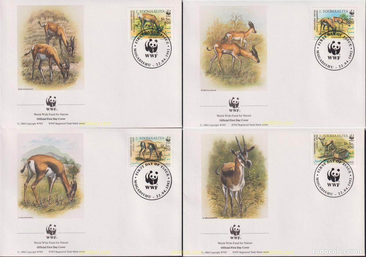 Sellos: 23077 MNH SOMALIA 1992 FAUNA EN PELIGRO DE EXTINCION