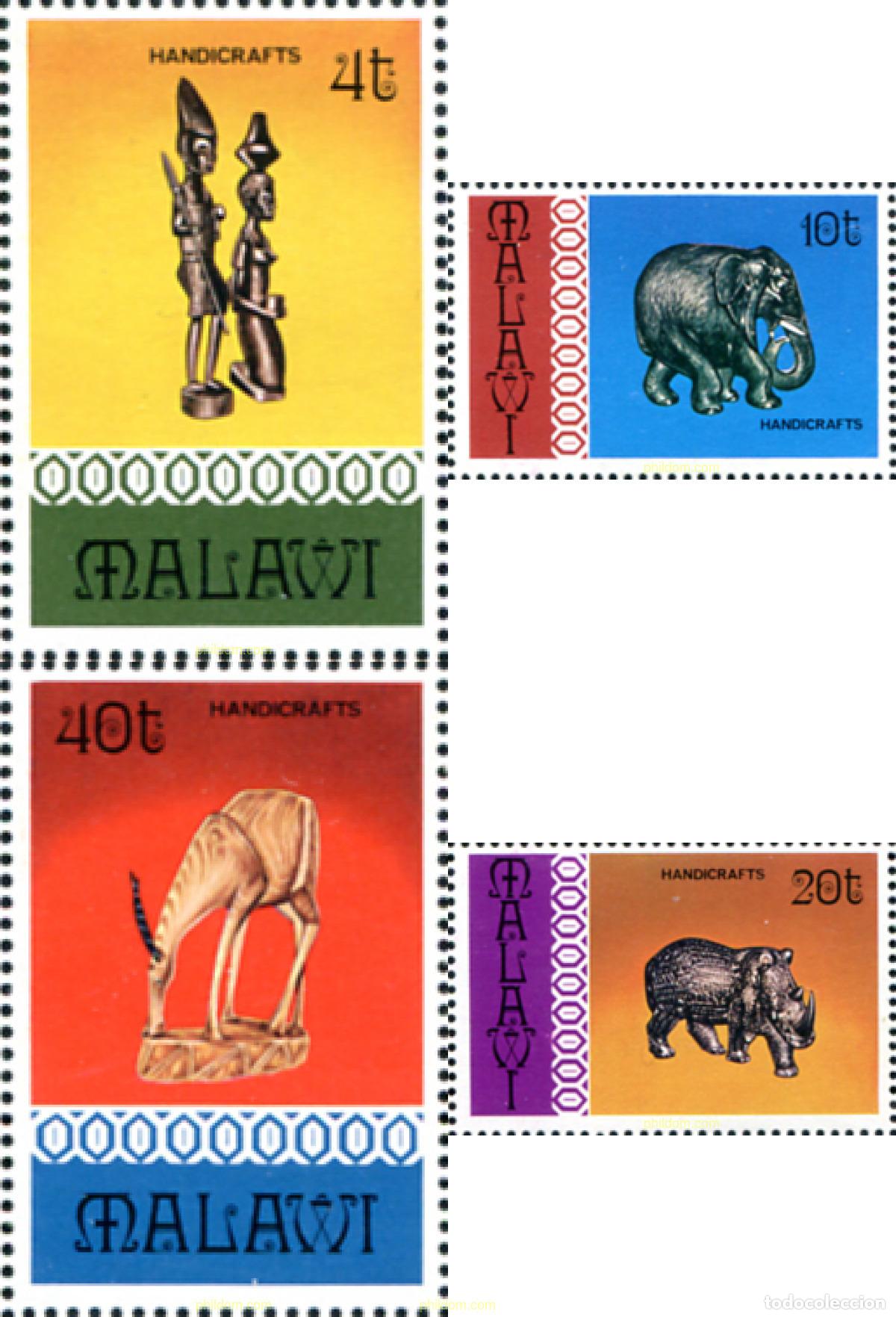 Sellos: 36424 MNH MALAWI 1977 ARTE