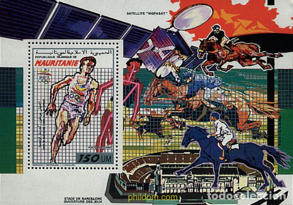 Sellos: 30756 MNH MAURITANIA 1990 25 JUEGOS OLIMPICOS VERANO BARCELONA 1992