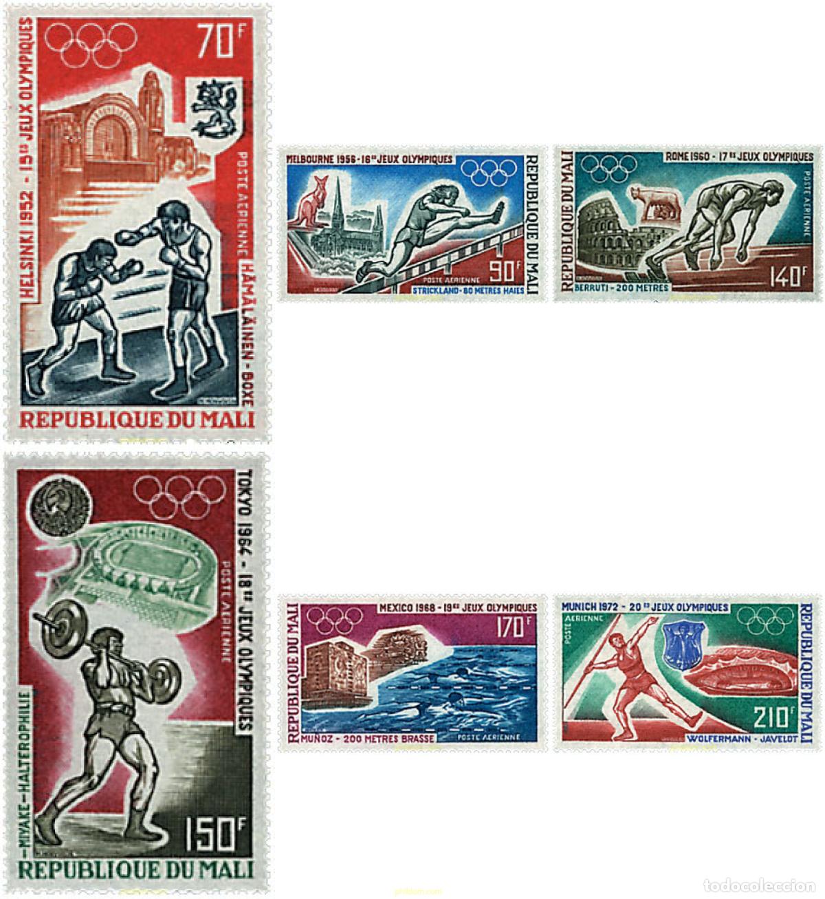 Sellos: 344868 HINGED MALI 1972 20 JUEGOS OLIMPICOS VERANO MUNICH 1972