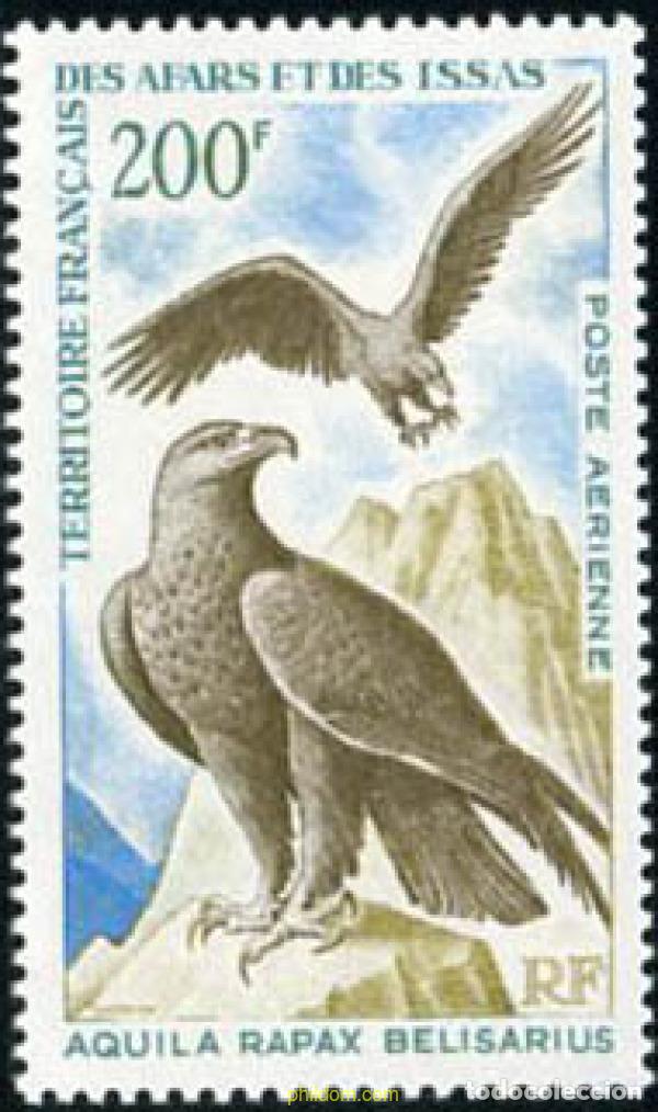 Sellos: 371530 MNH AFARS E ISSAS 1967 FAUNA