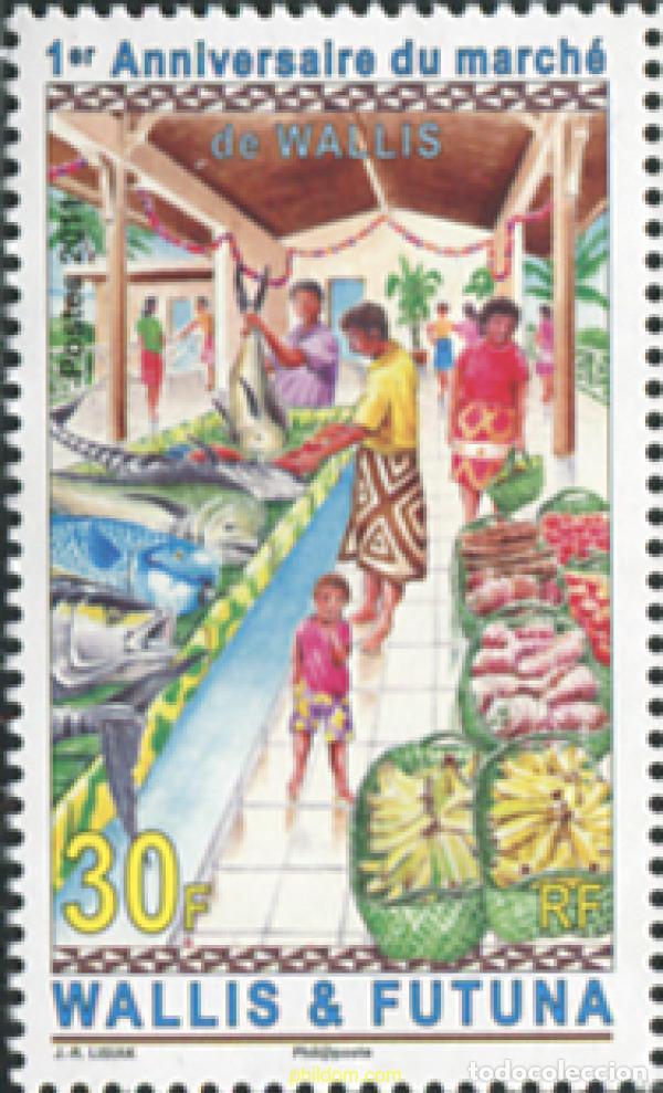 Sellos: 575269 MNH WALLIS Y FUTUNA 2011 PRIMER ANIVERSARIO DEL MERCADO DE MATA-UTU