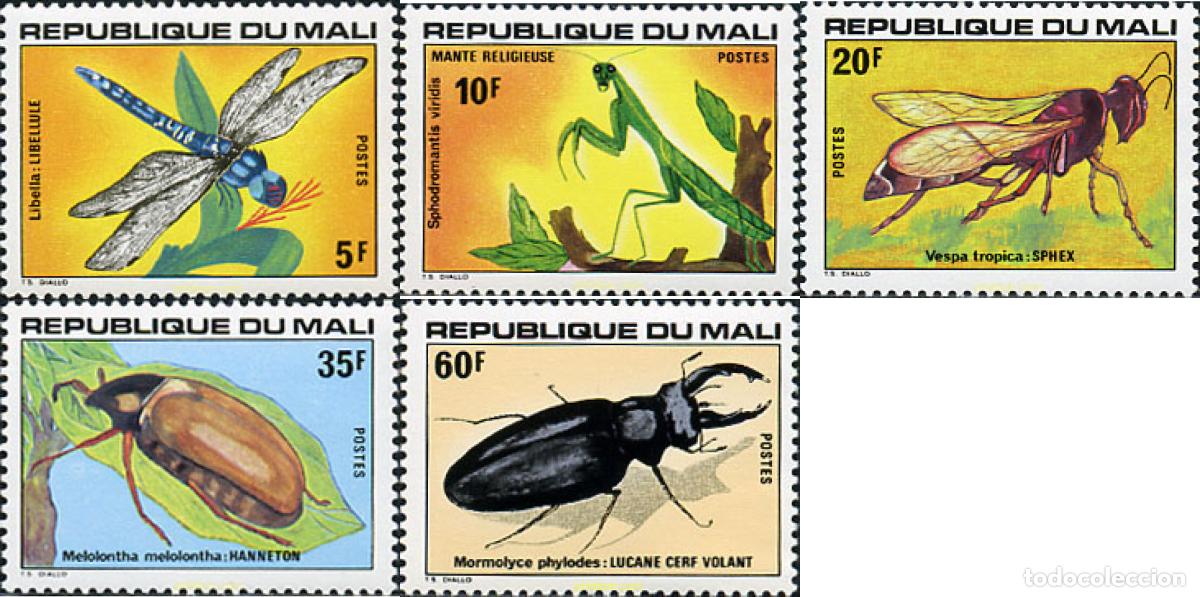 Sellos: 29327 MNH MALI 1977 INSECTOS