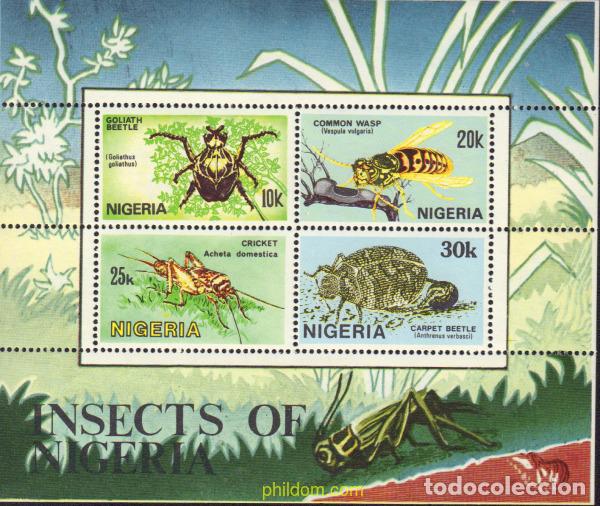 Sellos: 54715 MNH NIGERIA 1986 INSECTOS