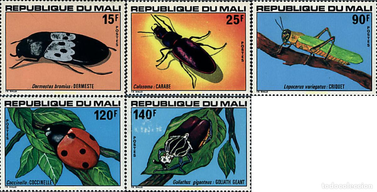 Sellos: 29346 MNH MALI 1978 INSECTOS DE MALI
