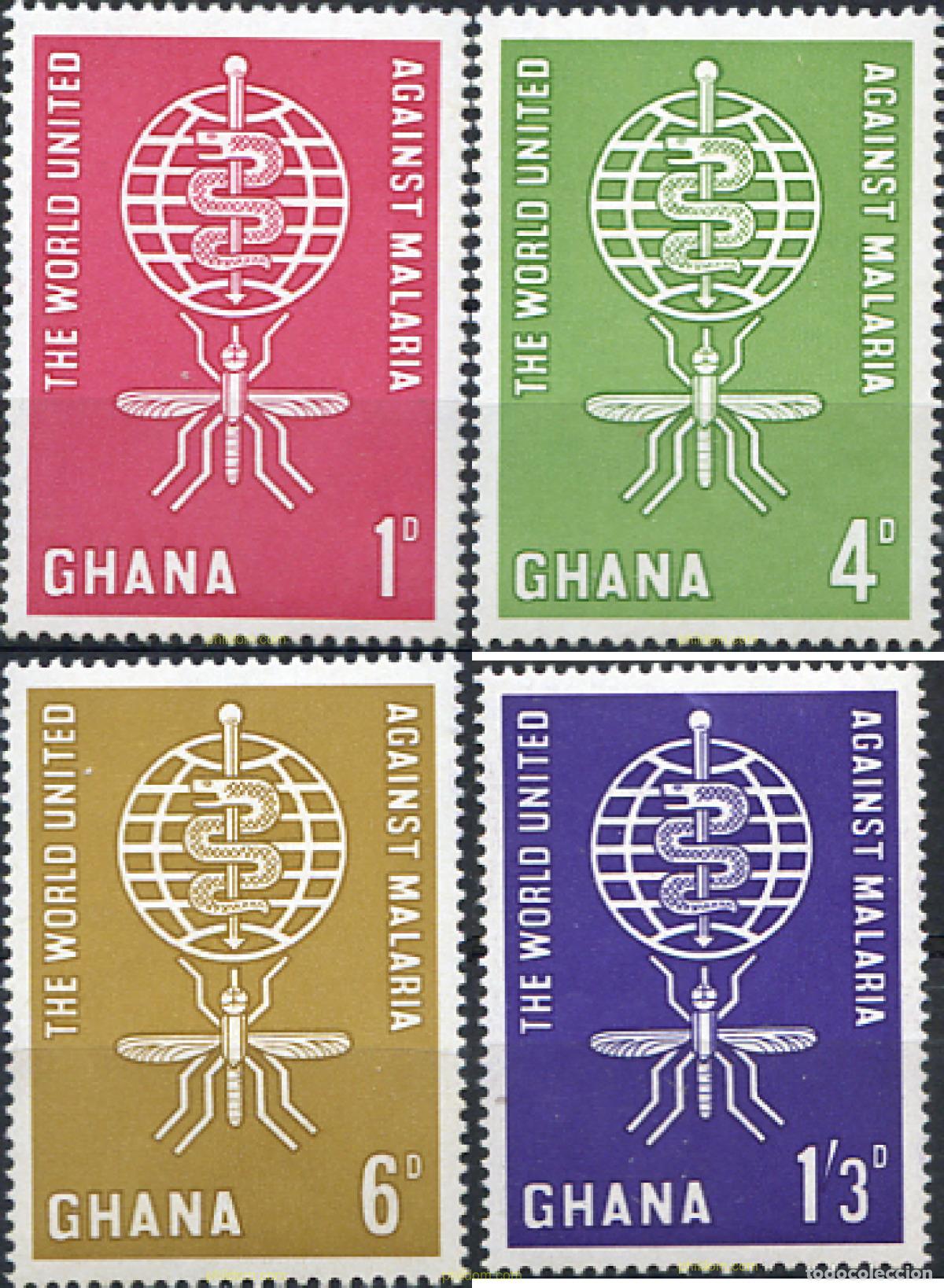 Sellos: 29394 MNH GHANA 1962 CONTRA LA MALARIA