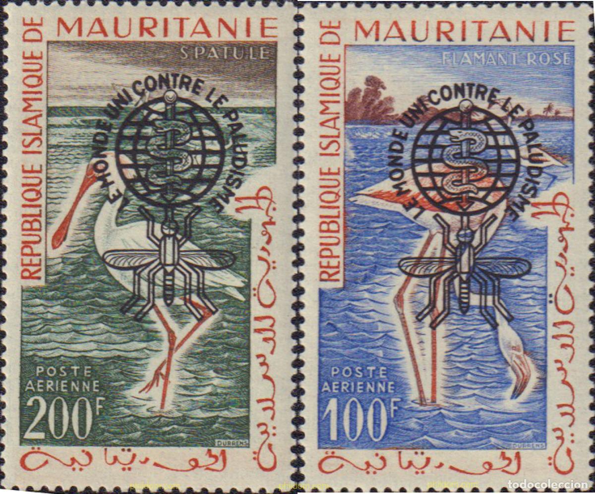 Sellos: 79591 MNH MAURITANIA 1962 ERRADICACION DE LA MALARIA