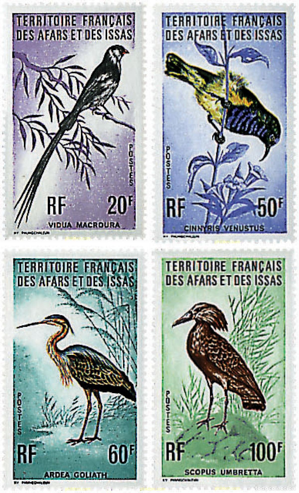 Sellos: 98226 MNH AFARS E ISSAS 1975 AVES