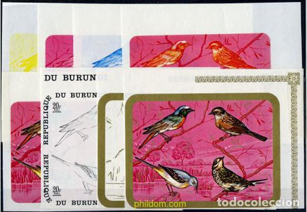 Sellos: 204294 MNH BURUNDI 1970 AVES