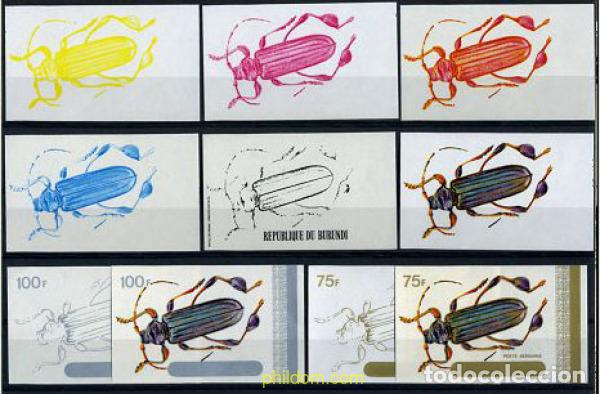 Sellos: 204310 MNH BURUNDI 1970 COLEOPTEROS