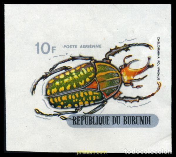 Sellos: 204320 MNH BURUNDI 1970 COLEOPTEROS