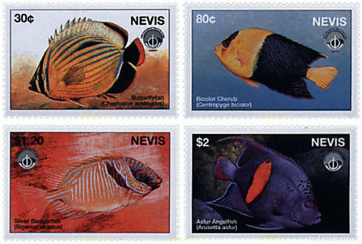Sellos: 37774 MNH NEVIS 1998 A&Ntilde;O INTERNACIONAL DE LOS OCEANOS