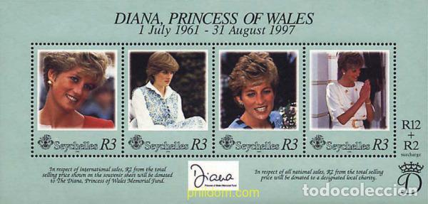 Sellos: 54740 MNH SEYCHELLES 1998 PRINCESA DIANA DE GALES