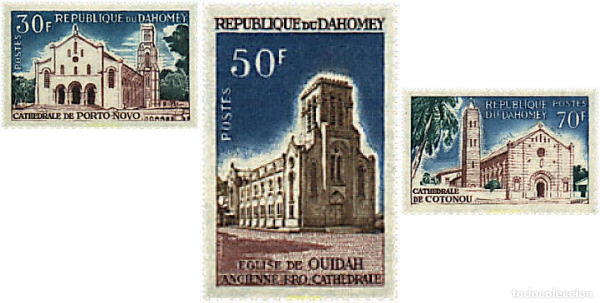 Sellos: 199232 MNH DAHOMEY 1966 CATEDRALES