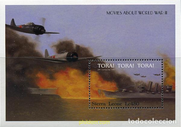 Sellos: 362121 MNH SIERRA LEONA 1991 PELICULAS DE LA SEGUNDA GUERRA MUNDIAL