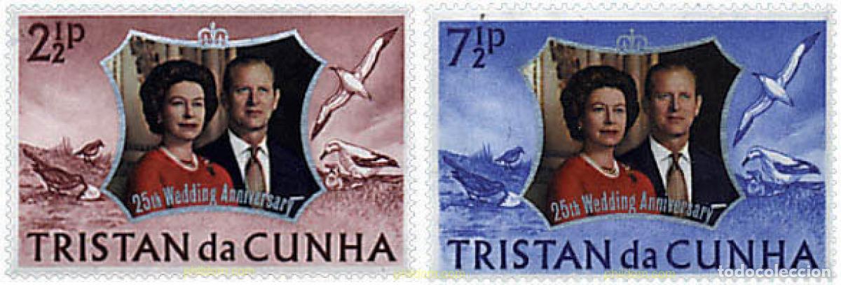 Selos: 33796 MNH TRISTAN DA CUNHA 1972 BODAS DE PLATA DE ISABEL II