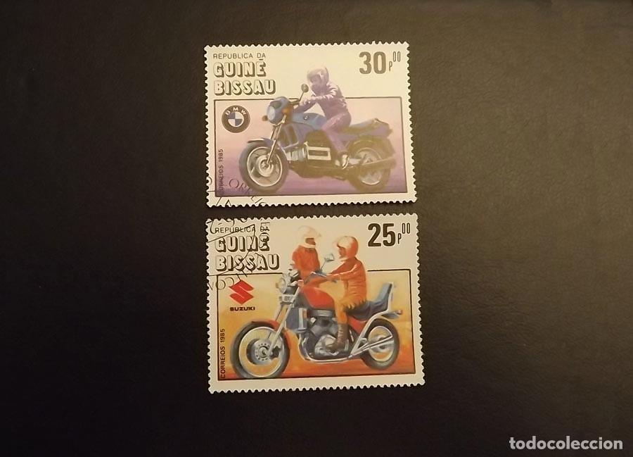 Sellos: 2 sellos de Guinea- Bisau