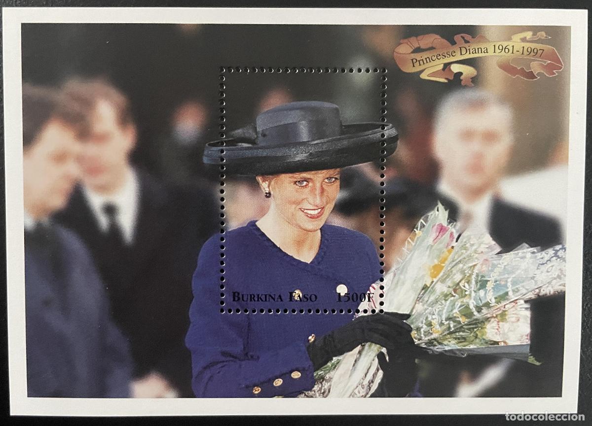 Sellos: Flores con personalidad de la realeza Princesa Diana 1998 YT Bl. 65